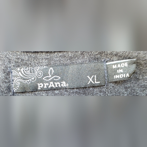 Prana Charcoal Midi Dress Xl Cotton Blend, All Seasons - Picture 11 of 12